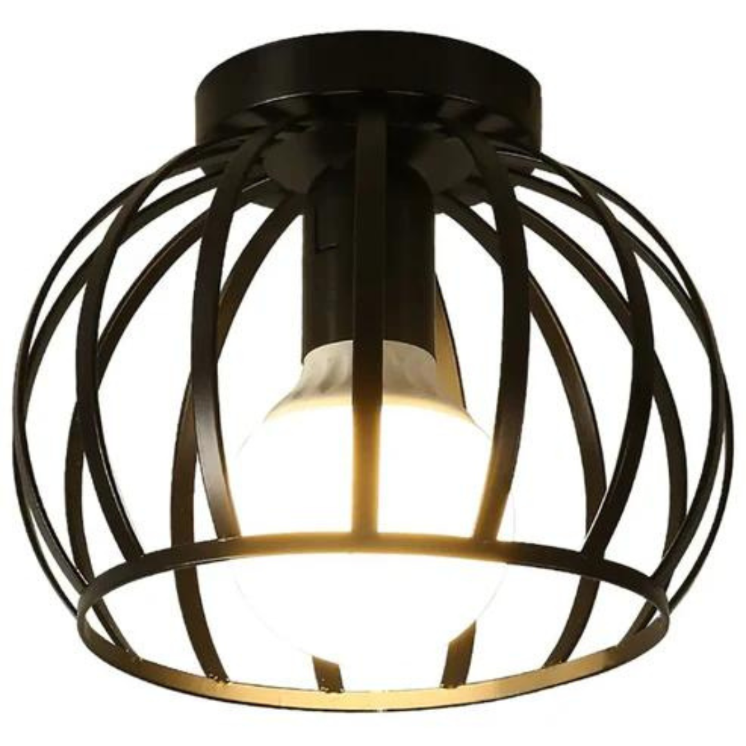 Modern Open Cage Ceiling Light