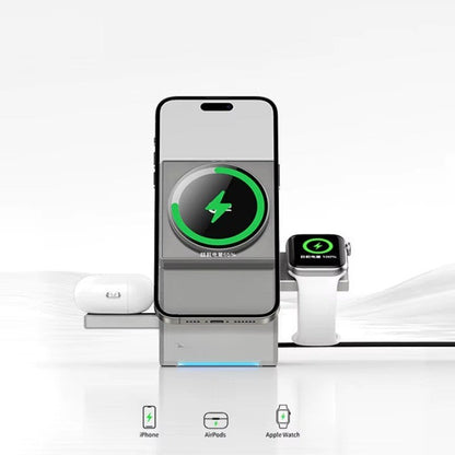 Compact 3 in 1 Wireless Charging Station