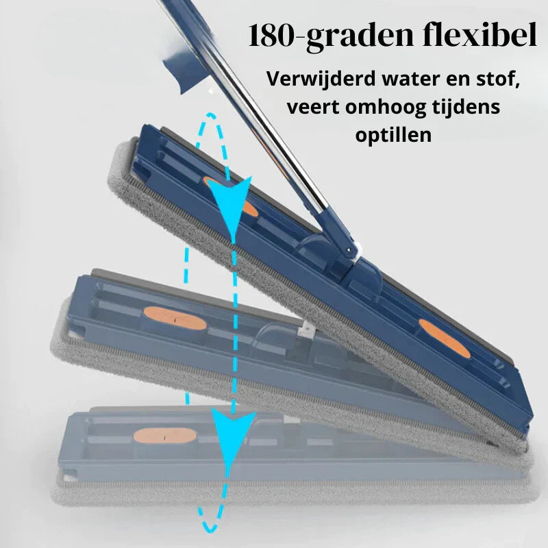3-in-1 Microfiber Mop with 2 Bonus Cleaning Pads