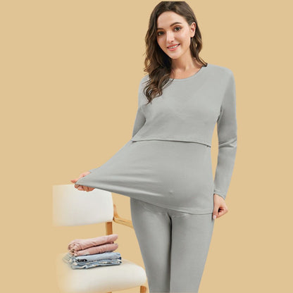 Cozy Pregnant Mama Dress for Home Relaxation
