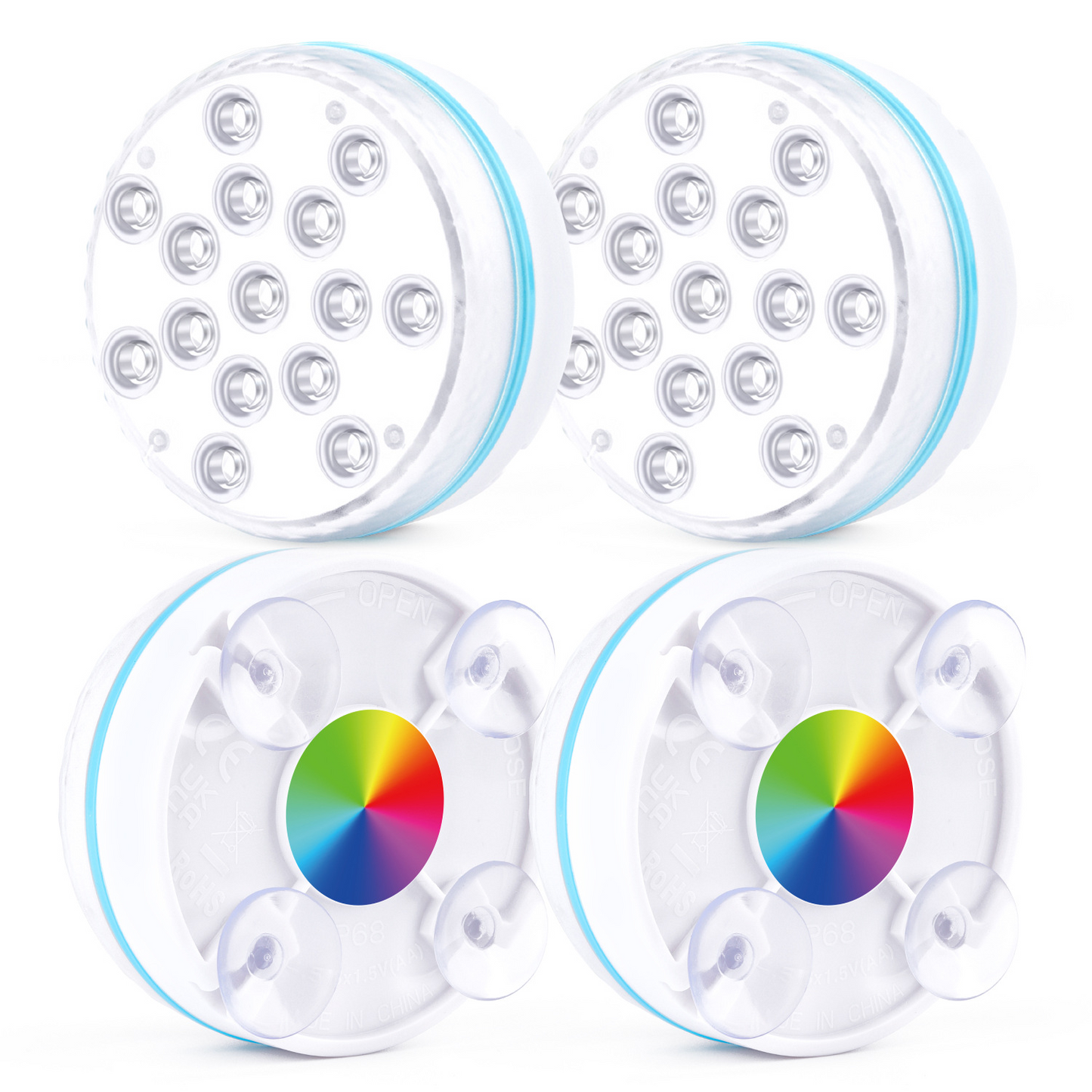 Colorful LED Pool Light with Remote-Controlled RGB