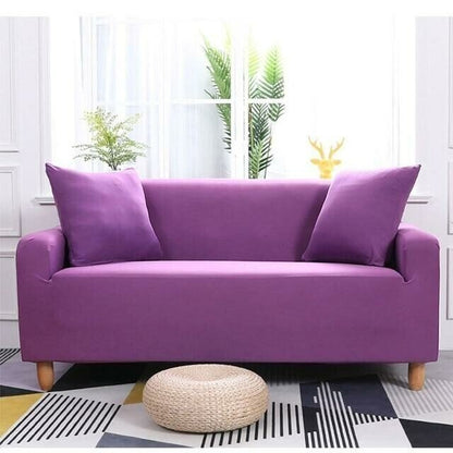 Fits Most Sofas Stretchy Slipcover - Solid Colors