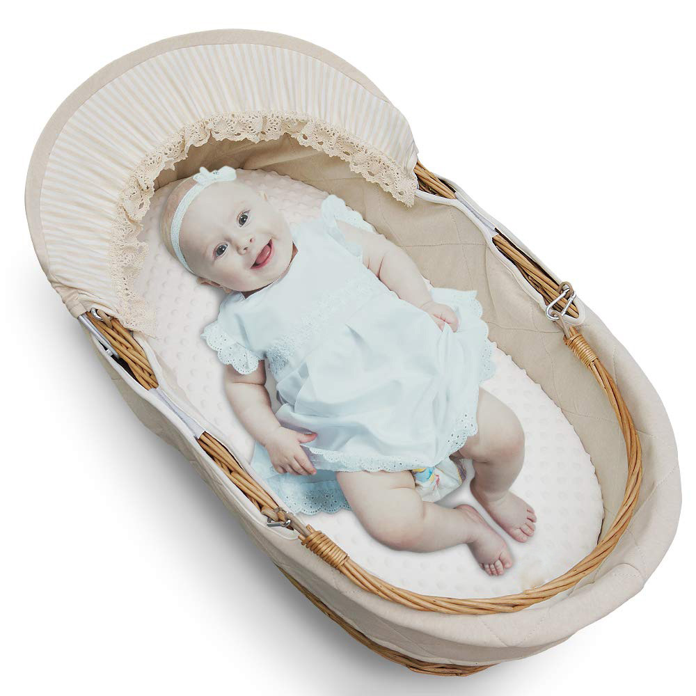 Cozy Baby Moses Basket Mattress Protector