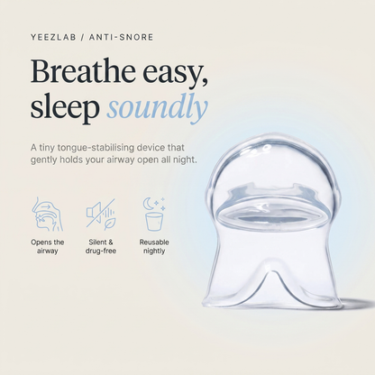 Yeez Anti-Snoring Device - Breathe easy, sleep soundly
