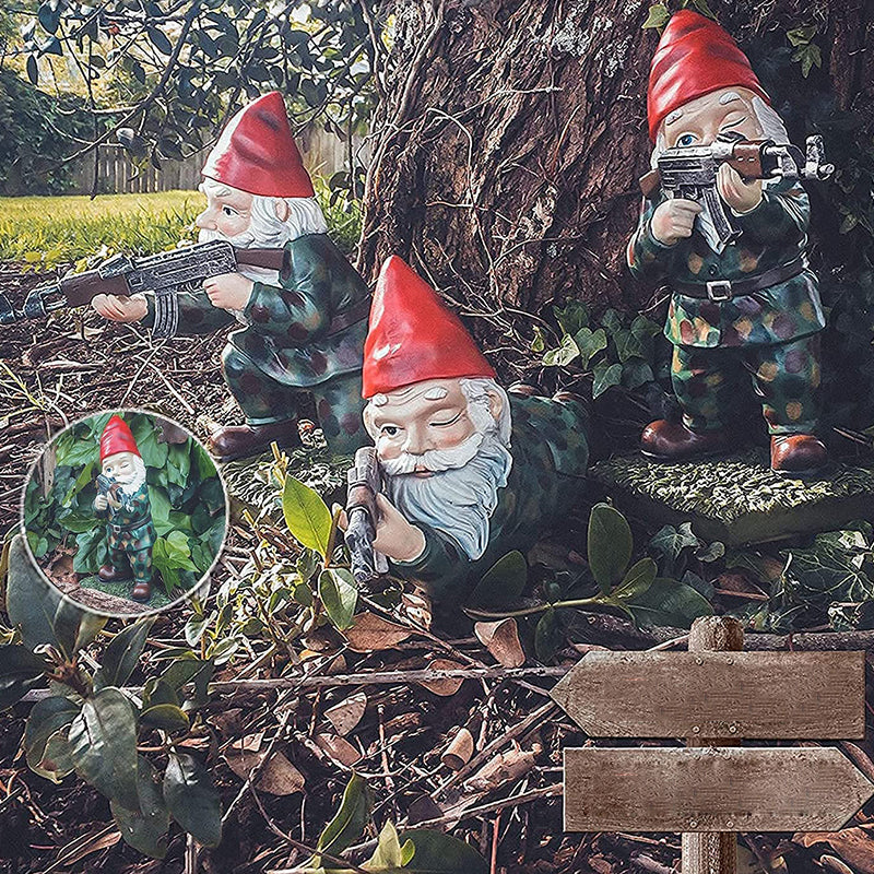 Colorful Mini Garden Gnome Figurine Decoration