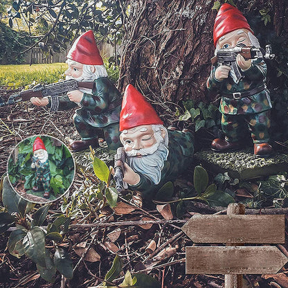 Colorful Mini Garden Gnome Figurine Decoration