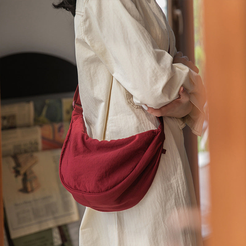 Casual Ladies Dumpling Crossbody Bag