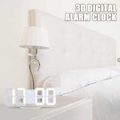 Smart 3D LED Alarm Clock