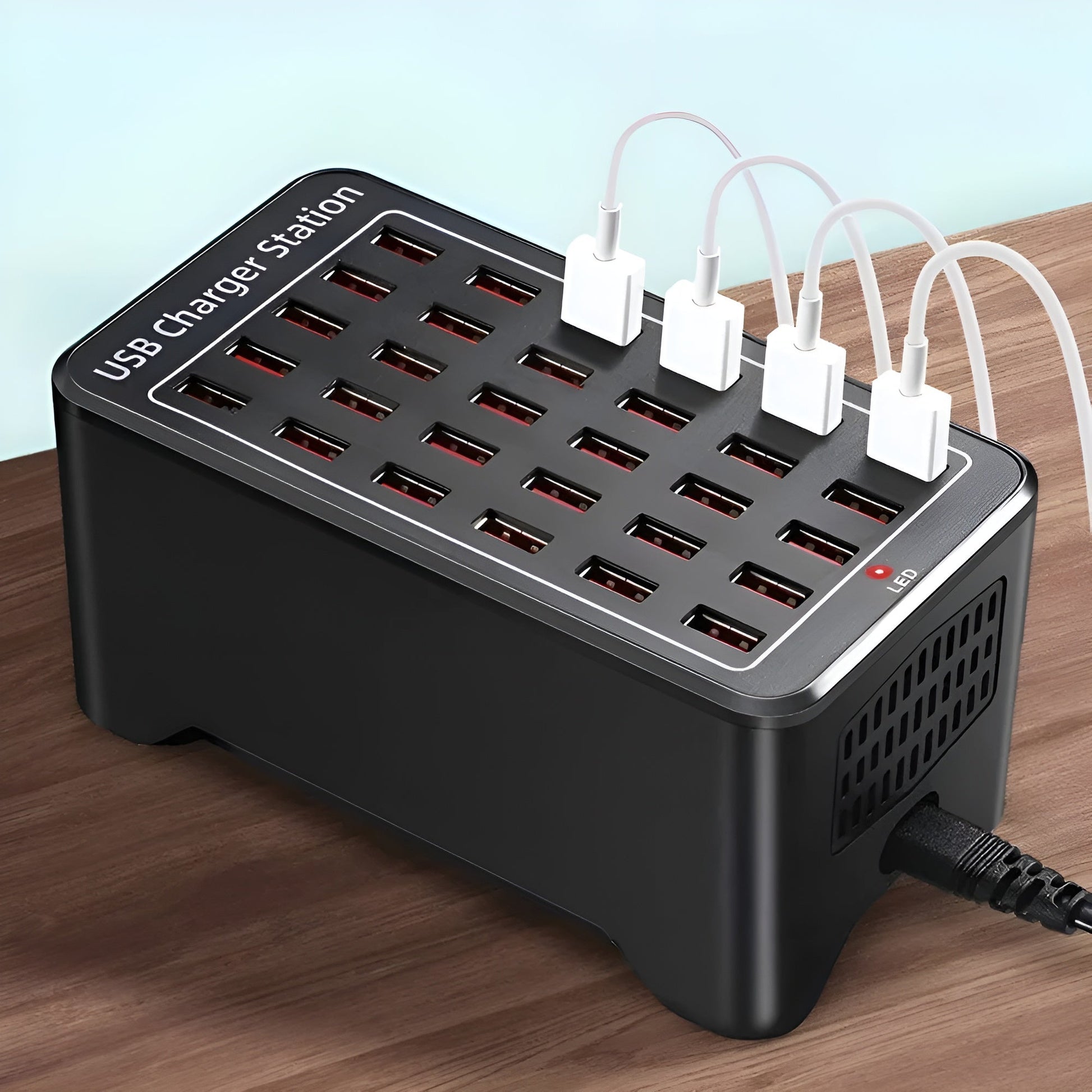 Premium 30 Port USB Charger Station with Fast Charging - Yeezlab