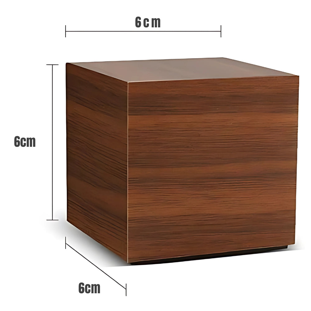 Sleek Digital Cube Alarm Clock