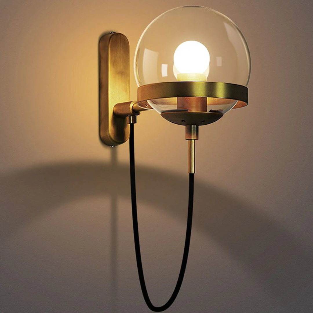 Elegant Clear Wall Light