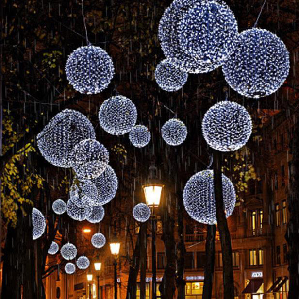 Colorful LED Solar Powered Garden Pendant Light