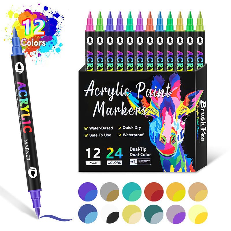 Vibrant Art Marker Set