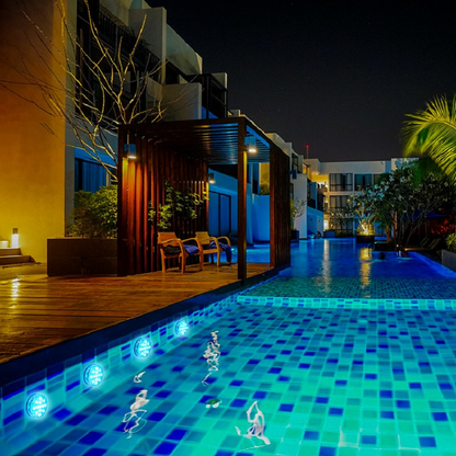 Colorful LED Pool Light with Remote-Controlled RGB