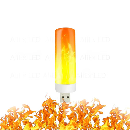 Warm Flicker LED Table Lamp