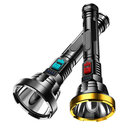 High Power 90000LM LED Flashlight with USB Recharge