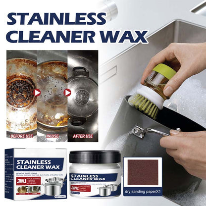 Powerful Nano Stainless Steel Polish Cleaner Wax