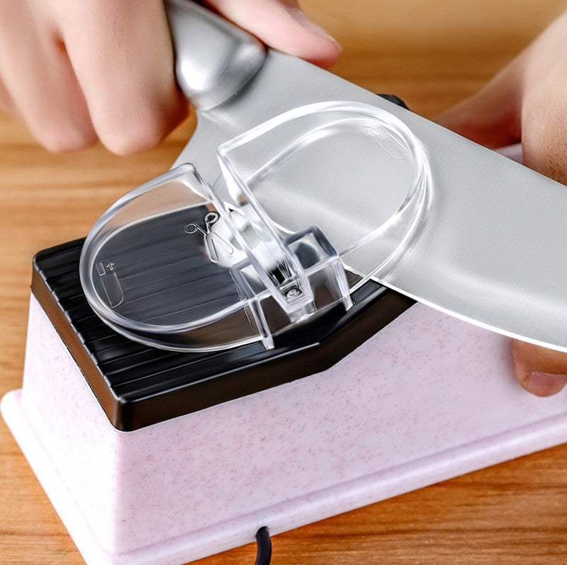 Easy Knife Sharpener with 6 Replaceable Grinding Stones - Yeezlab