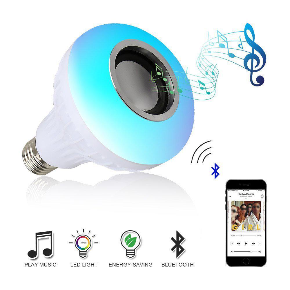 Wi-Fi LED Bulb with Bluetooth Wireless Speaker