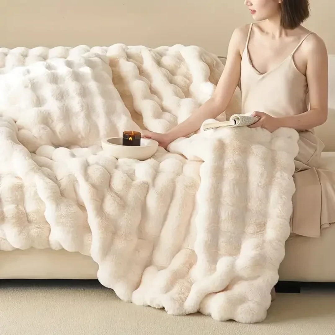 Cozy Plaid Throw Blanket