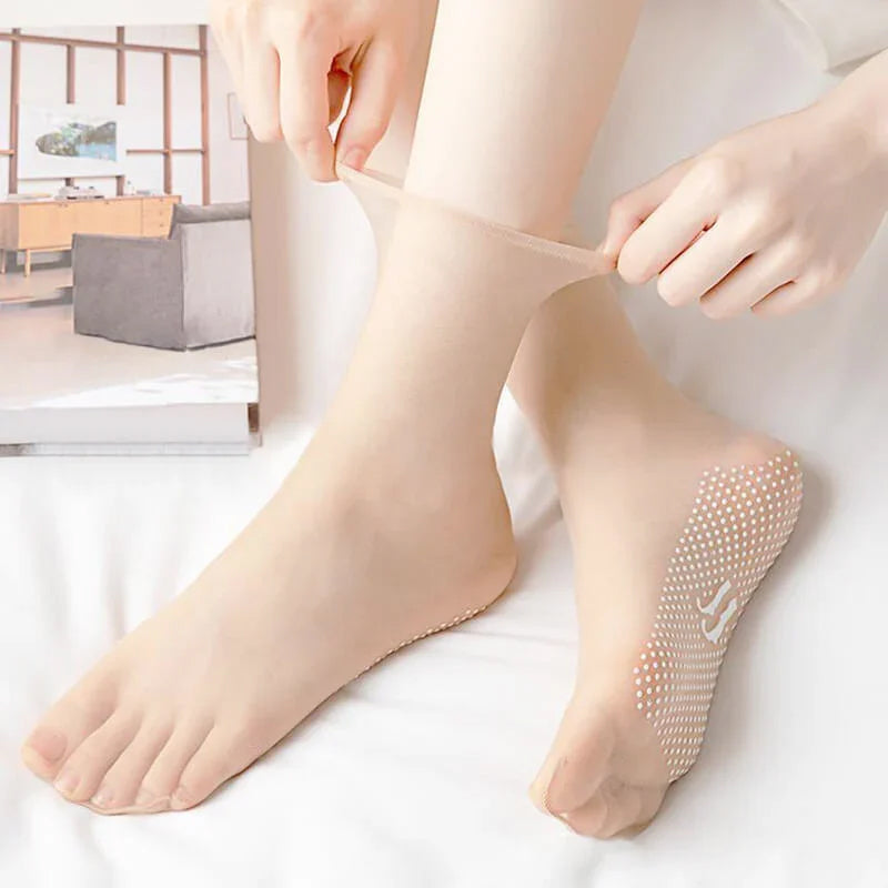 Clear Grip Crystal Soft Socks