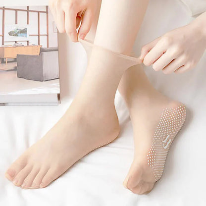 Clear Grip Crystal Soft Socks