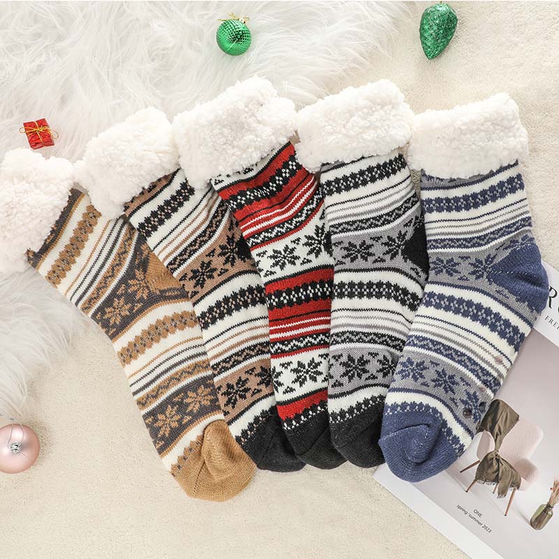 Plush Luxury Cashmere House Socks