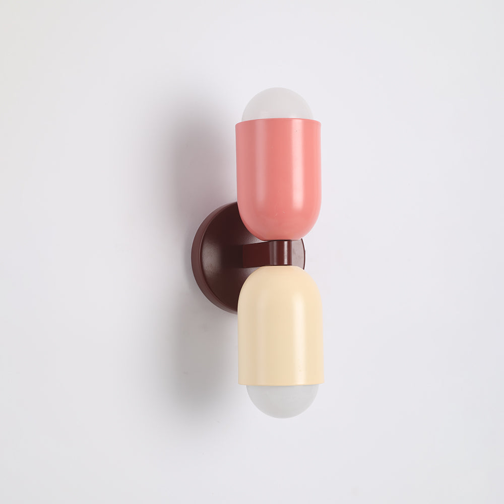 Minimalist White Wall Light Fixture