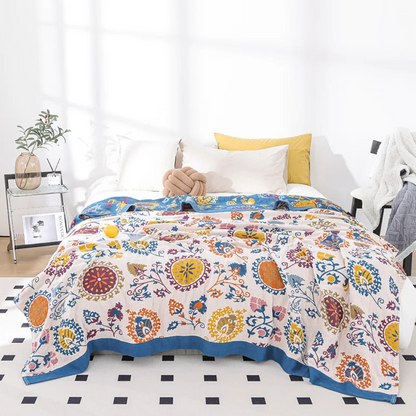 Soft Cozy Cotton Throw Blanket