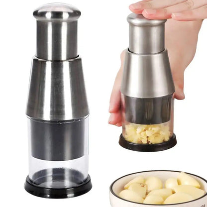 Easy Garlic Press and Chopper Tool