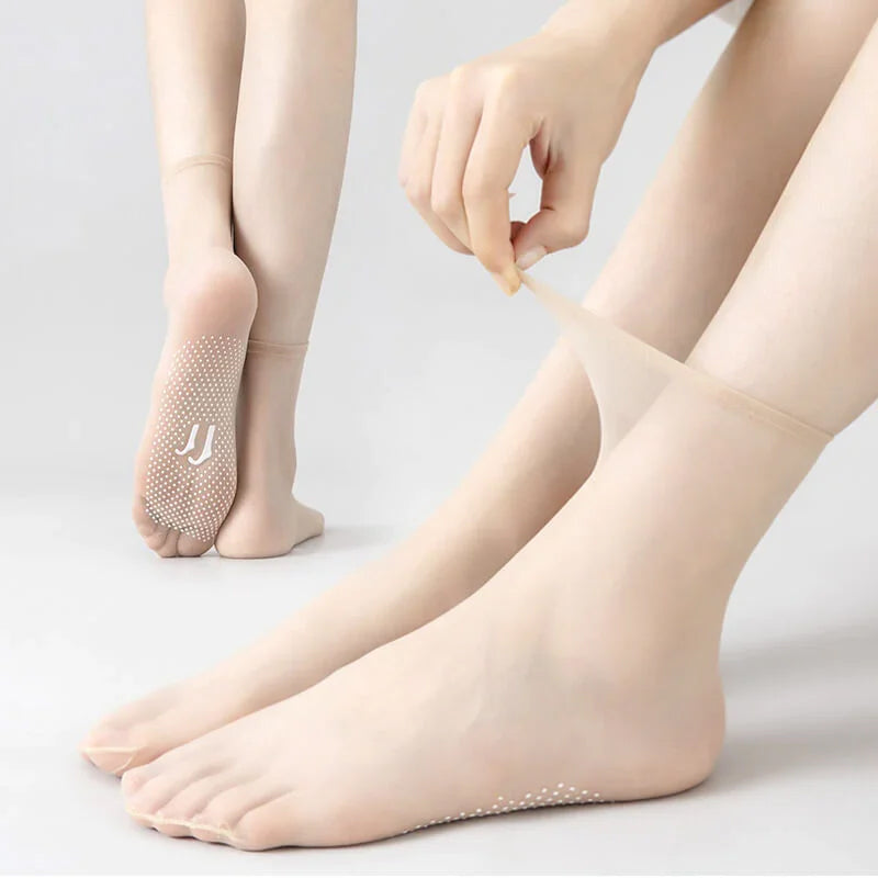 Clear Grip Crystal Soft Socks