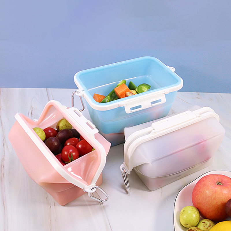 Space Saving Silicone Food Container Box