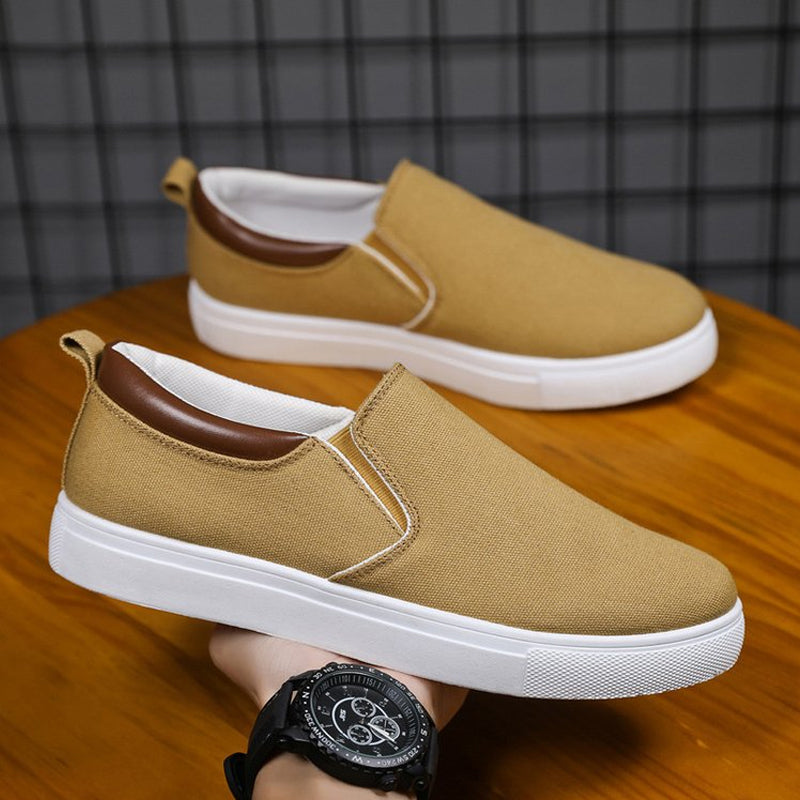 Casual Canvas Mens Slip On Sneakers