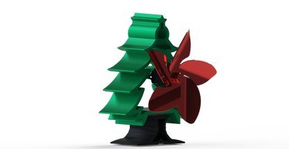 Efficient 5 Blade Heat Powered Stove Fan