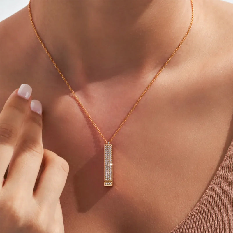Romantic Hidden Message Heart Pendant Necklace