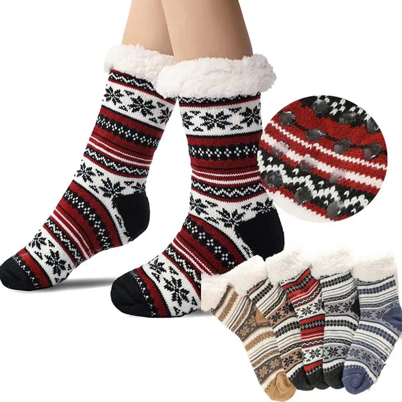 Plush Luxury Cashmere House Socks