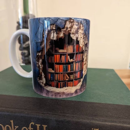 Unique 3D Book Mug