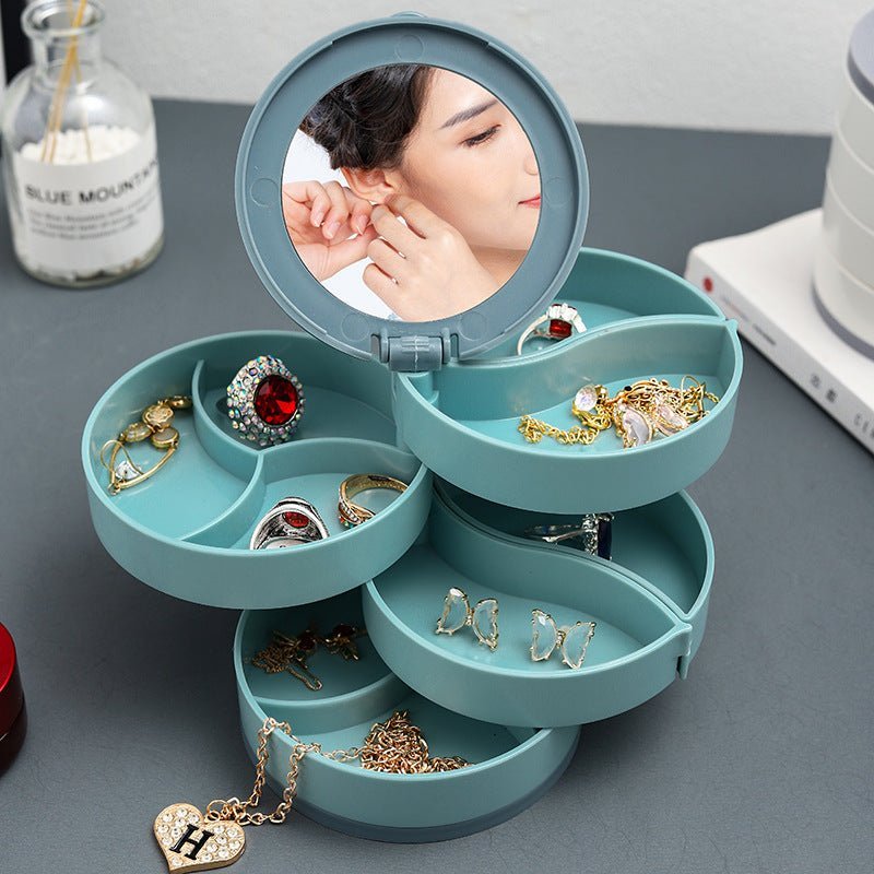 Luxury Rotating Jewelry Storage Case