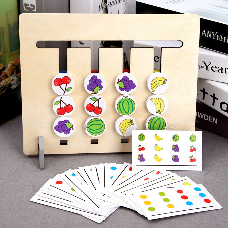 Double Sided Wooden Brain Teaser Puzzle