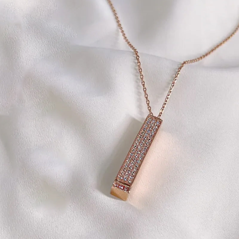 Romantic Hidden Message Heart Pendant Necklace
