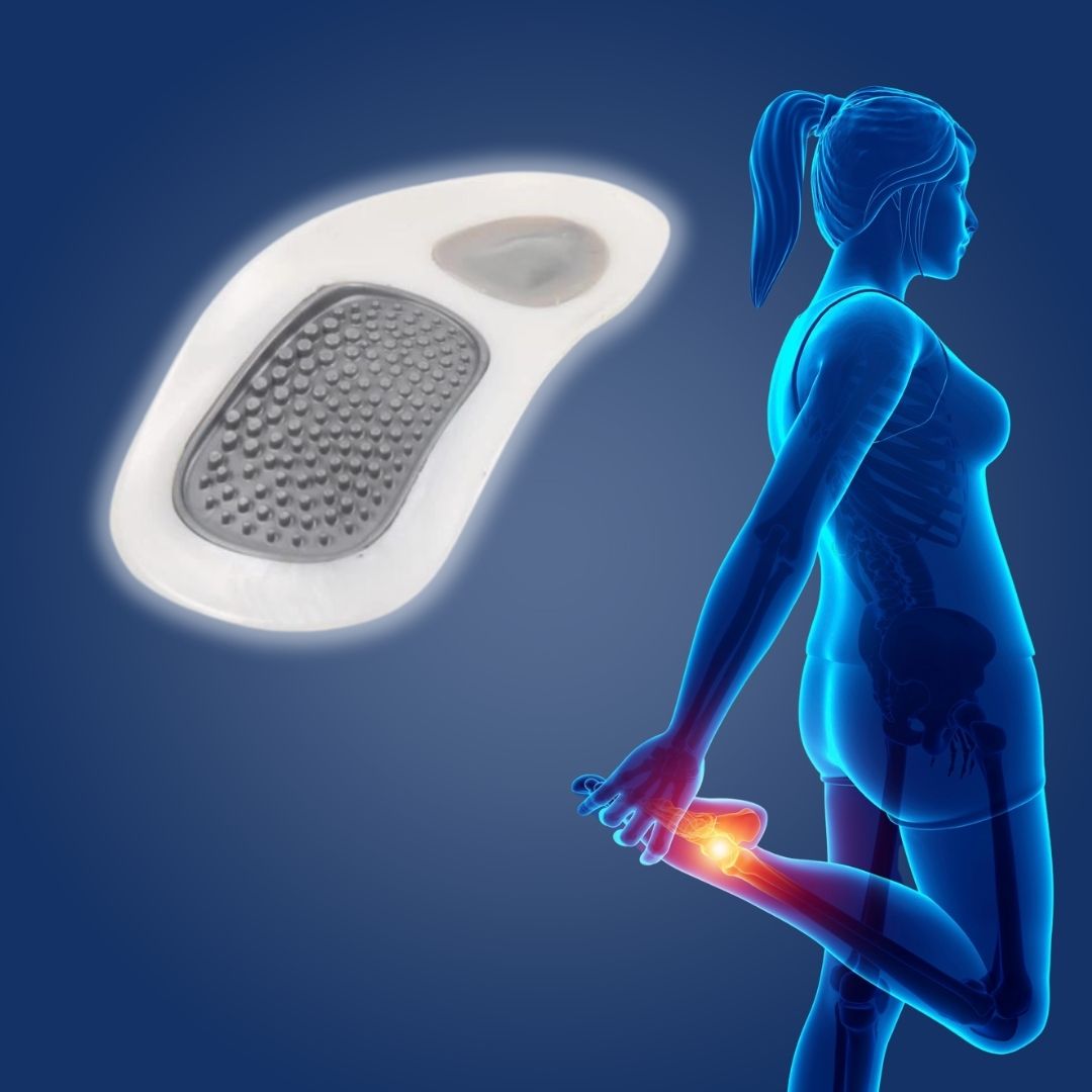 Gel Insoles for Heel Pain Relief and Arch Support - Yeezlab