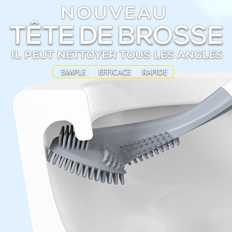 Extended Handle Toilet Brush Cleaner