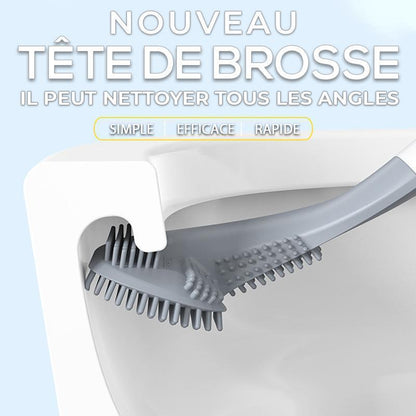 Extended Handle Toilet Brush Cleaner