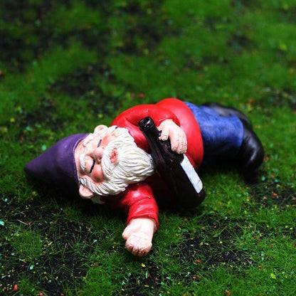 Colorful Mini Garden Gnome Figurine Decoration