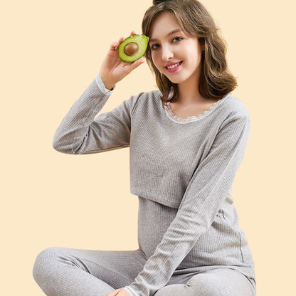 Cozy Pregnant Mama Dress for Home Relaxation