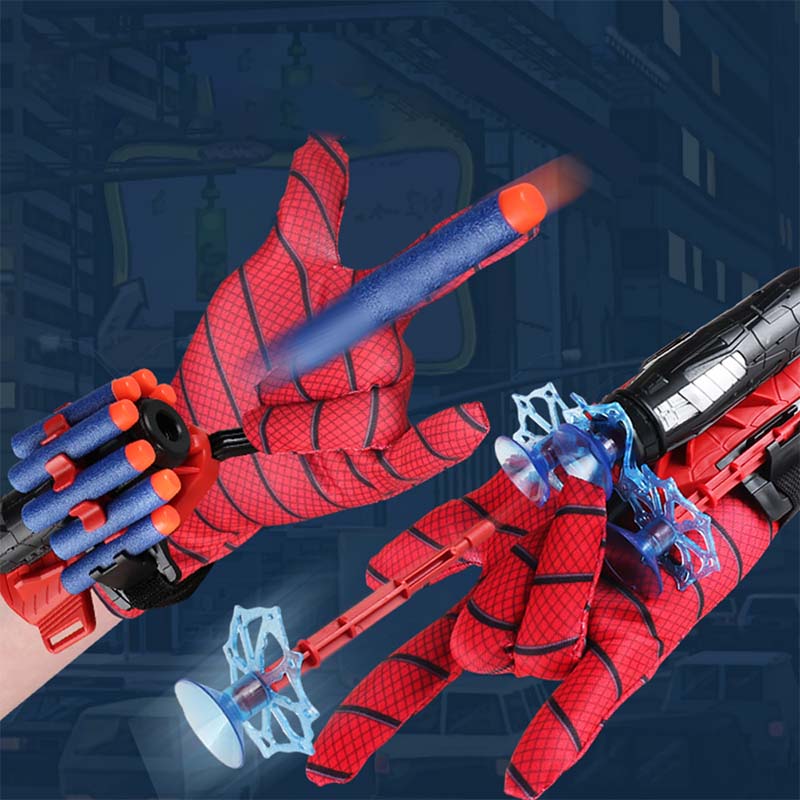 Spiderman Web Shooter Toy with Glove Launcher