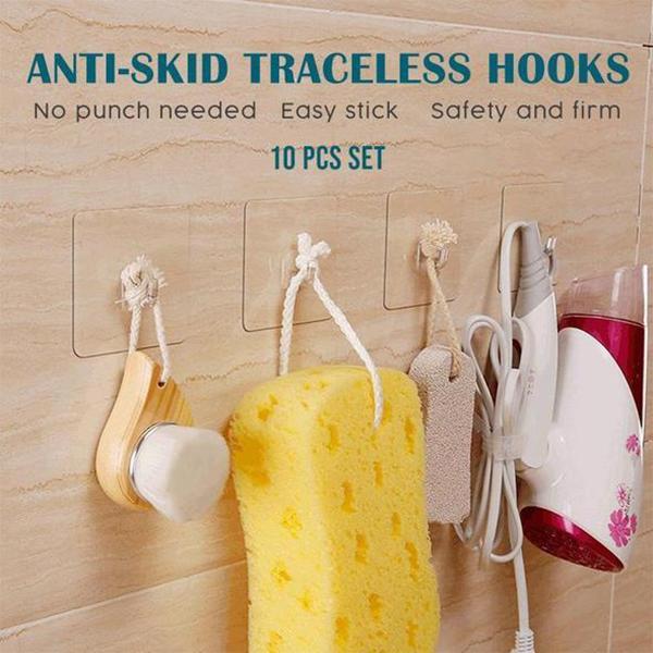Sticky Removable Wall Hooks (20 Pack) - Yeezlab