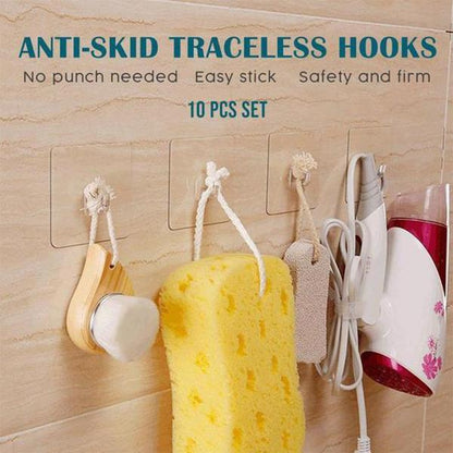 Sticky Removable Wall Hooks (20 Pack) - Yeezlab