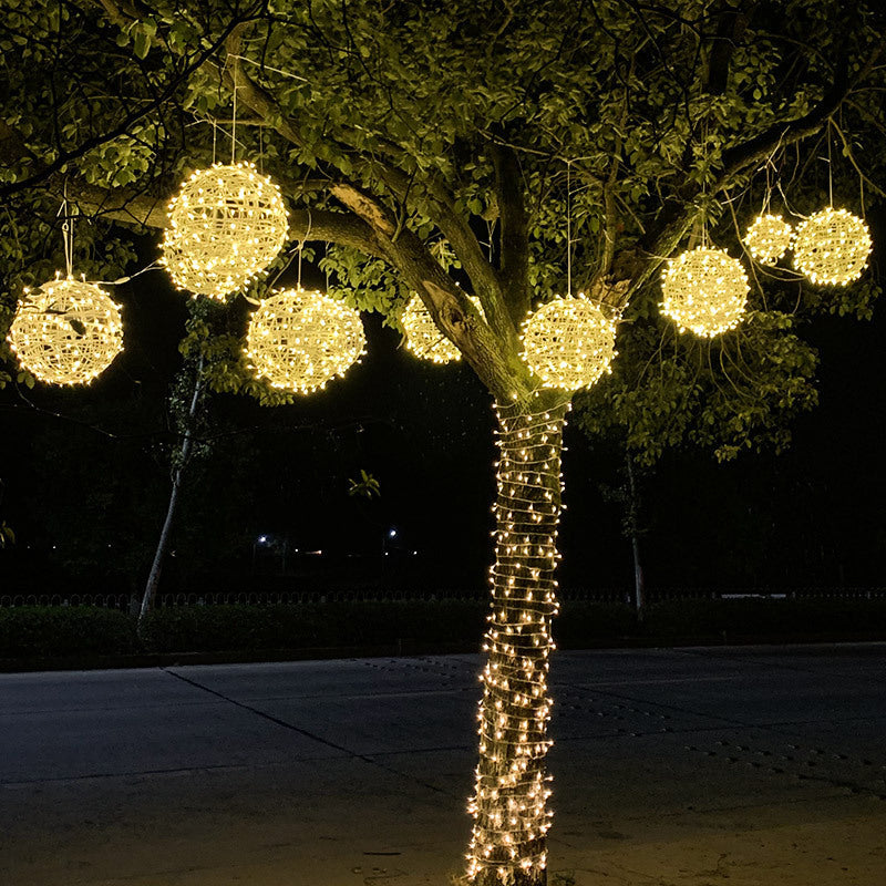 Colorful LED Solar Powered Garden Pendant Light - Yeezlab