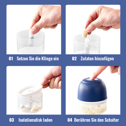 Portable Compact Garlic Crusher Cordless